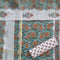 Designer Hand Block Print Cotton Suit Set with Kota Doria Dupatta (3CKD56)