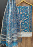 Designer Hand Block Print Cotton Suit Set with Kota Doria Dupatta (3CKD67)