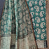 Green Paisley Print Cotton Suit Set with Kota Doria Dupatta (3CKD68)