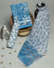 Blue Jaal Print Cotton Suit Set with Kota Doria Dupatta (3CKD76)