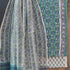 Floral Hand Block Print Cotton Suit Set with Kota Doria Dupatta (3CKD73)