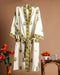 Marigold Buta Hand Block Print Cotton Bathrobe (BROB06)