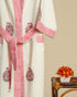 Paisley Buta Print Waffle Cotton Bathrobe (BROB10)