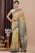 Floral Jaal Bagru Print Chanderi Silk Saree (CHSAR31)
