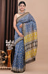 Elegant Hand Block Print Chanderi Silk Saree (CHSAR33)
