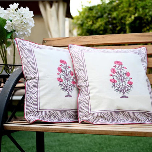 Traditional Hand Block Print Cushion Covers (CU09)