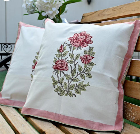 Buta Printed Pure Cotton Cushion Cover (CU18)