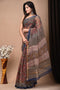 Elegant Hand Block Print Kota Doria Saree (KDS03)