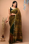 Traditional Hand Block Print Kota Doria Saree (KDS08)