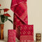 Elegant Hand Block Print Maheshwari Silk Suit Set (MSL30)