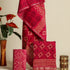 Elegant Hand Block Print Maheshwari Silk Suit Set (MSL30)