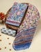 Floral Jaal Hand Block Print Cotton Suit Set with Chiffon Dupatta (PCHF33)