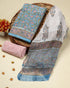 Jaal Hand Block Print Cotton Suit Set with Chiffon Dupatta (PCHF34)