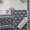 Elegant Hand Block Print Cotton Suit Set with Mulmul Dupatta (PRMUL21)
