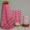 Elegant Hand Block Print Cotton Suit Set with Mulmul Dupatta (PRMUL78)