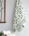 Leaf Print Waffle Cotton Towel (TWL05)