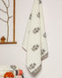 Elegant Hand Block Print Waffle Cotton Towel (TW13)