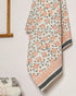 Floral Jaal Print Waffle Cotton Towel (TWL17)